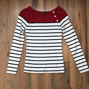 Le Phare striped long sleeve t-shirt size small